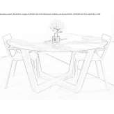 Round marble table Winwick