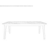 Rectangular dining table Bamberg