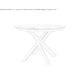 Round dining table Silets