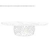 Round wooden table Cirat