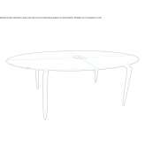 Wooden dining table Genolier