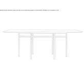 Rectangular dining table Teneria