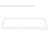 Rectangular table mounted to the wall Nenton