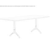 Rectangular dining table made of solid wood Adliswil