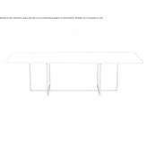 Rectangular dining table made of MDF Farchant