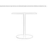 Rectangular steel dining table Nambour