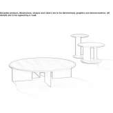 Round coffee table Agullent