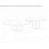 Low square wooden coffee table for the living room Pedavena