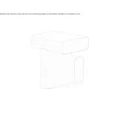 Stainless steel coffee table Temango