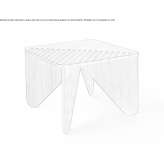 Square wooden coffee table Feytiat