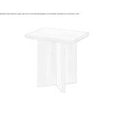 Rectangular coffee table made of solid wood Tena