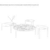 Round coffee table Jursla