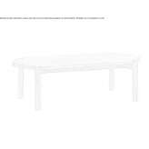 Oval coffee table, oak Oban