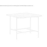 Square marble coffee table Velika