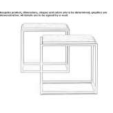 Square granite coffee table Jalon