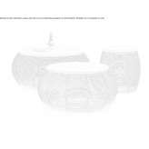 Round rattan coffee table Viverone