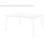 Low coffee table made of laminate Mahamud