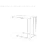 Steel side table Ljubinje