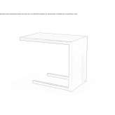 Wooden side table Gnojnica