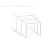 A set of glass coffee tables Finale