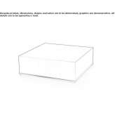 Square wooden coffee table Rachau