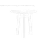 Round marble coffee table Soca