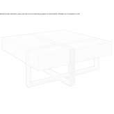 Valchromat® square coffee table Outer