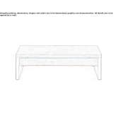Wooden coffee table with height adjustment and storage space Thuellin