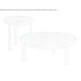Coffee table with stained glass Dushnik