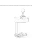 Bedside table with drawers Liutizh