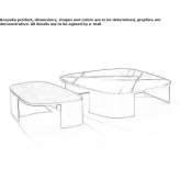 Low coffee table for the living room Argelita