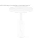 Carrara marble coffee table and canaletta walnut top Taquari