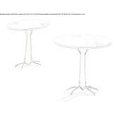 High oval side table Ervenik