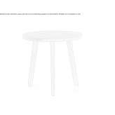 Round wooden coffee table Propata