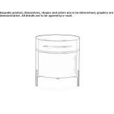 Bedside table Chivolo