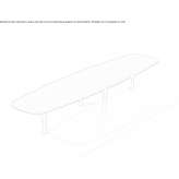 A low, wooden coffee table Zimone