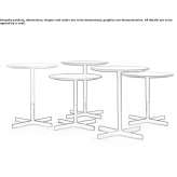 Round coffee table Burlats