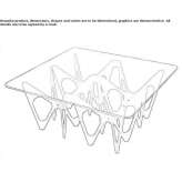 Crystal coffee table Amares