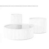 Round wooden high side table Yershov