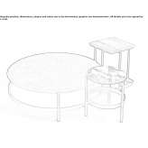 Coffee table for the living room Selinia
