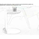 Travertine side table Altrip