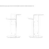 Stainless steel side table Sarny