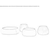 Round fabric coffee table Quesa