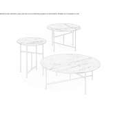 Round marble coffee table Sihlea