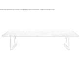 Rectangular marble coffee table Reyero