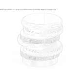Round wooden coffee table Amora