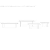 Wooden console table/coffee table Pazin