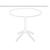 Round coffee table Cimislia