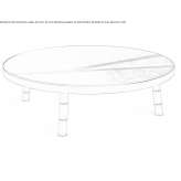 Low round coffee table Tarxien