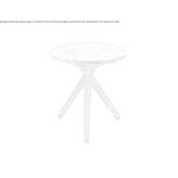 Solid wood side table Kryry
